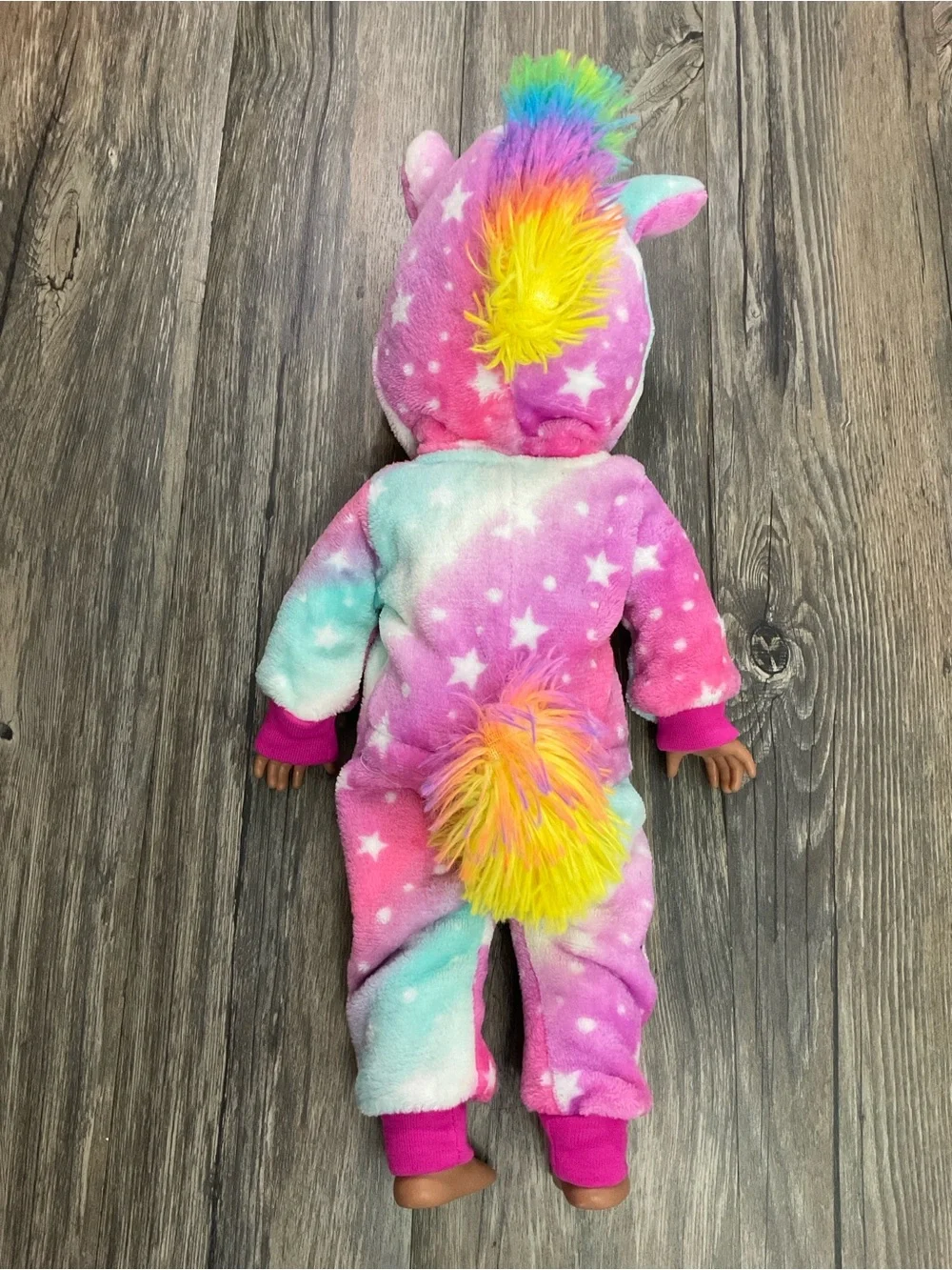 American Girl Doll 2014 18” With Unicorn Faux Fur Outfit